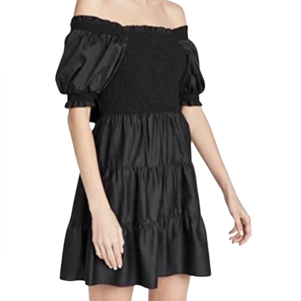 Alice + Olivia Elizabeth Bow Back Mini Dress - Picture 4 of 11